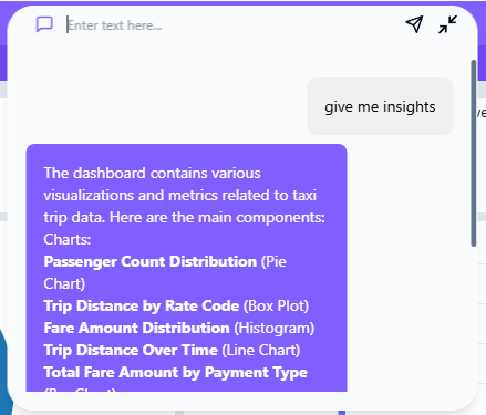 Tower's intuitive chat interface for dashboard creation